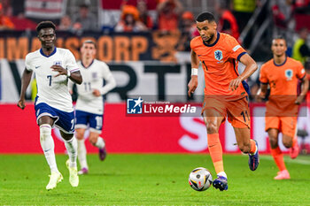 2024-07-10 - Cody Gakpo of the Netherlands during the UEFA Euro 2024, Semi-finals football match between Netherlands and England on 10 July 2024 at Signal Iduna Park in Dortmund, Germany - FOOTBALL - EURO 2024 - 1/2 - NETHERLANDS V ENGLAND - UEFA EUROPEAN - SOCCER