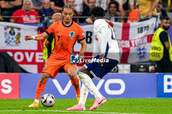 2024-07-10 - Xavi Simons of the Netherlands during the UEFA Euro 2024, Semi-finals football match between Netherlands and England on 10 July 2024 at Signal Iduna Park in Dortmund, Germany - FOOTBALL - EURO 2024 - 1/2 - NETHERLANDS V ENGLAND - UEFA EUROPEAN - SOCCER