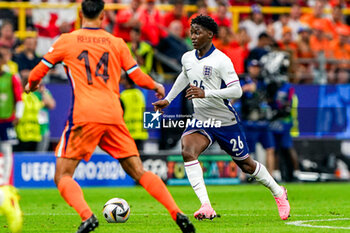 2024-07-10 - Kobbie Mainoo of England during the UEFA Euro 2024, Semi-finals football match between Netherlands and England on 10 July 2024 at Signal Iduna Park in Dortmund, Germany - FOOTBALL - EURO 2024 - 1/2 - NETHERLANDS V ENGLAND - UEFA EUROPEAN - SOCCER