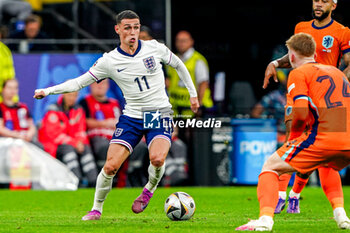 2024-07-10 - Phil Foden of England during the UEFA Euro 2024, Semi-finals football match between Netherlands and England on 10 July 2024 at Signal Iduna Park in Dortmund, Germany - FOOTBALL - EURO 2024 - 1/2 - NETHERLANDS V ENGLAND - UEFA EUROPEAN - SOCCER