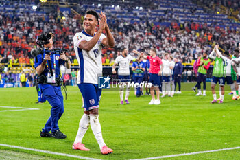 2024-07-10 - Ollie Watkins of England celebrates at full time during the UEFA Euro 2024, Semi-finals football match between Netherlands and England on 10 July 2024 at Signal Iduna Park in Dortmund, Germany - FOOTBALL - EURO 2024 - 1/2 - NETHERLANDS V ENGLAND - UEFA EUROPEAN - SOCCER