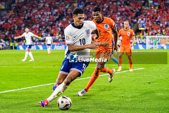 2024-07-10 - Jude Bellingham of England during the UEFA Euro 2024, Semi-finals football match between Netherlands and England on 10 July 2024 at Signal Iduna Park in Dortmund, Germany - FOOTBALL - EURO 2024 - 1/2 - NETHERLANDS V ENGLAND - UEFA EUROPEAN - SOCCER