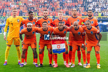 2024-07-10 - Team of the Netherlands during the UEFA Euro 2024, Semi-finals football match between Netherlands and England on 10 July 2024 at Signal Iduna Park in Dortmund, Germany - FOOTBALL - EURO 2024 - 1/2 - NETHERLANDS V ENGLAND - UEFA EUROPEAN - SOCCER