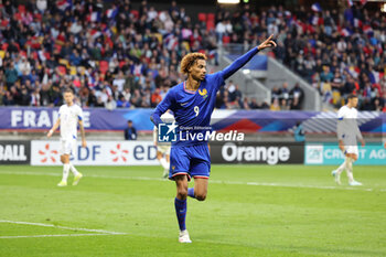 2024-09-10 - Hugo Etikite (FRA) during the UEFA Under 21 Championship 2025, Qualifying, Group H football match between France and Bosnia and Herzegovina on 10 September 2024 at MMArena in Le Mans, France - FOOTBALL - UEFA U21 EURO 2025 - QUALIFYING - FRANCE V BOSNIA AND HERZEGOVINA - UEFA EUROPEAN - SOCCER