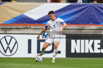 2024-09-10 - Admir Bristric (BOS) during the UEFA Under 21 Championship 2025, Qualifying, Group H football match between France and Bosnia and Herzegovina on 10 September 2024 at MMArena in Le Mans, France - FOOTBALL - UEFA U21 EURO 2025 - QUALIFYING - FRANCE V BOSNIA AND HERZEGOVINA - UEFA EUROPEAN - SOCCER