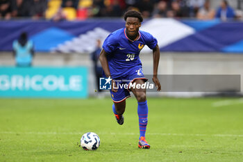 2024-09-10 - Lucien Agoume(FRA) during the UEFA Under 21 Championship 2025, Qualifying, Group H football match between France and Bosnia and Herzegovina on 10 September 2024 at MMArena in Le Mans, France - FOOTBALL - UEFA U21 EURO 2025 - QUALIFYING - FRANCE V BOSNIA AND HERZEGOVINA - UEFA EUROPEAN - SOCCER