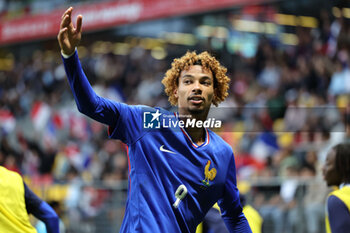 2024-09-10 - Hugo Ekitike (FRA) during the UEFA Under 21 Championship 2025, Qualifying, Group H football match between France and Bosnia and Herzegovina on 10 September 2024 at MMArena in Le Mans, France - FOOTBALL - UEFA U21 EURO 2025 - QUALIFYING - FRANCE V BOSNIA AND HERZEGOVINA - UEFA EUROPEAN - SOCCER