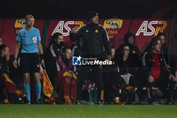 2024-01-24 - Leonard Montesano of A.S. Roma Women during the day 5 Group C of the UEFA Women's Champions League between A.S. Roma vs F.C. Bayern Munchen, 24 January 2024 at the Stadio Tre Fontane in Rome, Italy. - AS ROMA VS FC BAYERN MüNCHEN - UEFA CHAMPIONS LEAGUE WOMEN - SOCCER