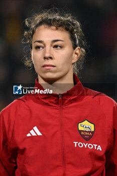 2024-01-24 - Camelia Ceasar of A.S. Roma Women during the day 5 Group C of the UEFA Women's Champions League between A.S. Roma vs F.C. Bayern Munchen, 24 January 2024 at the Stadio Tre Fontane in Rome, Italy. - AS ROMA VS FC BAYERN MüNCHEN - UEFA CHAMPIONS LEAGUE WOMEN - SOCCER