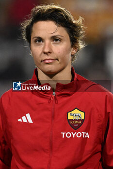 2024-01-24 - Valentina Giacinti of A.S. Roma Women during the day 5 Group C of the UEFA Women's Champions League between A.S. Roma vs F.C. Bayern Munchen, 24 January 2024 at the Stadio Tre Fontane in Rome, Italy. - AS ROMA VS FC BAYERN MüNCHEN - UEFA CHAMPIONS LEAGUE WOMEN - SOCCER