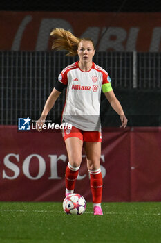 2024-01-24 - Glodis Viggosdottir of FC Bayern Munchen during the day 5 Group C of the UEFA Women's Champions League between A.S. Roma vs F.C. Bayern Munchen, 24 January 2024 at the Stadio Tre Fontane in Rome, Italy. - AS ROMA VS FC BAYERN MüNCHEN - UEFA CHAMPIONS LEAGUE WOMEN - SOCCER