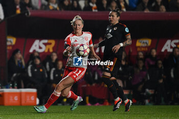 2024-01-24 - Lea Schuller of FC Bayern Munchen and Elena Linari of A.S. Roma Women during the day 5 Group C of the UEFA Women's Champions League between A.S. Roma vs F.C. Bayern Munchen, 24 January 2024 at the Stadio Tre Fontane in Rome, Italy. - AS ROMA VS FC BAYERN MüNCHEN - UEFA CHAMPIONS LEAGUE WOMEN - SOCCER