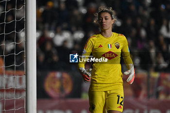 2024-01-24 - Camelia Ceasar of A.S. Roma Women during the day 5 Group C of the UEFA Women's Champions League between A.S. Roma vs F.C. Bayern Munchen, 24 January 2024 at the Stadio Tre Fontane in Rome, Italy. - AS ROMA VS FC BAYERN MüNCHEN - UEFA CHAMPIONS LEAGUE WOMEN - SOCCER