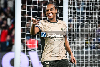 2024-01-24 - Marie-Antoinette KATOTO of PSG celebrates his goal during the UEFA Women's Champions League, Group C football match between Paris Saint-Germain and AFC Ajax on January 24, 2024 at Parc des Princes stadium in Paris, France - FOOTBALL - WOMEN'S CHAMPIONS LEAGUE - PARIS SG V AJAX - UEFA CHAMPIONS LEAGUE WOMEN - SOCCER