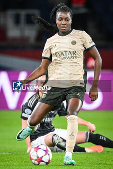 2024-01-24 - Thiniba SAMOURA of PSG during the UEFA Women's Champions League, Group C football match between Paris Saint-Germain and AFC Ajax on January 24, 2024 at Parc des Princes stadium in Paris, France - FOOTBALL - WOMEN'S CHAMPIONS LEAGUE - PARIS SG V AJAX - UEFA CHAMPIONS LEAGUE WOMEN - SOCCER
