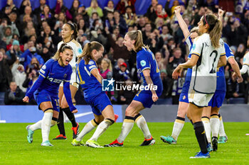 2024-01-25 - Guro Reiten (11) of Chelsea scores from the penalty spot and celebrates 1-0 during the UEFA Women's Champions League, Group D football match between Chelsea and Real Madrid on 24 January 2024 at Stamford Bridge in London, England - FOOTBALL - WOMEN'S CHAMPIONS LEAGUE - CHELSEA V REAL MADRID - UEFA CHAMPIONS LEAGUE WOMEN - SOCCER