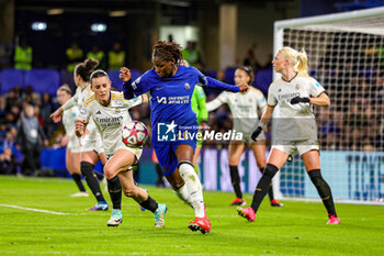 2024-01-25 - Kadeisha Buchanan (26) of Chelsea during the UEFA Women's Champions League, Group D football match between Chelsea and Real Madrid on 24 January 2024 at Stamford Bridge in London, England - FOOTBALL - WOMEN'S CHAMPIONS LEAGUE - CHELSEA V REAL MADRID - UEFA CHAMPIONS LEAGUE WOMEN - SOCCER