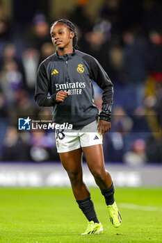 2024-01-25 - Linda Caicedo (18) of Real Madrid warms up during the UEFA Women's Champions League, Group D football match between Chelsea and Real Madrid on 24 January 2024 at Stamford Bridge in London, England - FOOTBALL - WOMEN'S CHAMPIONS LEAGUE - CHELSEA V REAL MADRID - UEFA CHAMPIONS LEAGUE WOMEN - SOCCER