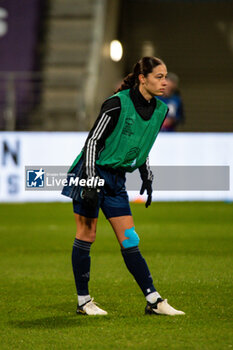 2024-01-30 - Kessya Bussy of Paris FC warms up ahead of the UEFA Women's Champions League, Group D football match between Paris FC and Chelsea on January 30, 2024 at Sebastien Charlety stadium in Paris, France - FOOTBALL - WOMEN'S CHAMPIONS LEAGUE - PARIS FC V CHELSEA - UEFA CHAMPIONS LEAGUE WOMEN - SOCCER