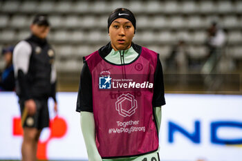2024-01-30 - Lauren James of Chelsea warms up ahead of the UEFA Women's Champions League, Group D football match between Paris FC and Chelsea on January 30, 2024 at Sebastien Charlety stadium in Paris, France - FOOTBALL - WOMEN'S CHAMPIONS LEAGUE - PARIS FC V CHELSEA - UEFA CHAMPIONS LEAGUE WOMEN - SOCCER