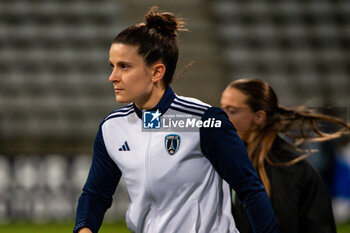 2024-01-30 - Mathilde Bourdieu of Paris FC ahead of the UEFA Women's Champions League, Group D football match between Paris FC and Chelsea on January 30, 2024 at Sebastien Charlety stadium in Paris, France - FOOTBALL - WOMEN'S CHAMPIONS LEAGUE - PARIS FC V CHELSEA - UEFA CHAMPIONS LEAGUE WOMEN - SOCCER