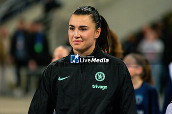 2024-01-30 - Zecira Musovic of Chelsea ahead of the UEFA Women's Champions League, Group D football match between Paris FC and Chelsea on January 30, 2024 at Sebastien Charlety stadium in Paris, France - FOOTBALL - WOMEN'S CHAMPIONS LEAGUE - PARIS FC V CHELSEA - UEFA CHAMPIONS LEAGUE WOMEN - SOCCER