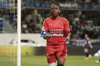 2024-01-30 - Goalkeeper of Paris FC Chiamaka Nnadozie during the UEFA Women's Champions League, Group D football match between Paris FC and Chelsea on January 30, 2024 at Sebastien Charlety stadium in Paris, France - FOOTBALL - WOMEN'S CHAMPIONS LEAGUE - PARIS FC V CHELSEA - UEFA CHAMPIONS LEAGUE WOMEN - SOCCER