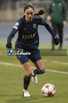 2024-01-30 - Kessya Bussy of Paris FC during the UEFA Women's Champions League, Group D football match between Paris FC and Chelsea on January 30, 2024 at Sebastien Charlety stadium in Paris, France - FOOTBALL - WOMEN'S CHAMPIONS LEAGUE - PARIS FC V CHELSEA - UEFA CHAMPIONS LEAGUE WOMEN - SOCCER
