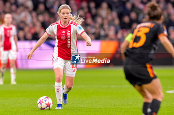2024-01-30 - Nadine Noordam of AFC Ajax during the UEFA Women's Champions League, Group C football match between AFC Ajax and AS Roma on January 30, 2024 at Sportpark De Toekomst in Amsterdam-Duivendrecht, Netherlands - FOOTBALL - WOMEN'S CHAMPIONS LEAGUE - AJAX V AS ROMA - UEFA CHAMPIONS LEAGUE WOMEN - SOCCER