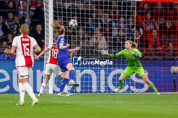 2024-03-19 - Sjoeke Nusken of Chelsea scores the 0-3 during the UEFA Women's Champions League, Quarter-finals, 1st leg football match between AFC Ajax and Chelsea FC on March 19, 2024 at Johan Cruijff ArenA in Amsterdam, Netherlands - FOOTBALL - WOMEN'S CHAMPIONS LEAGUE - AJAX V CHELSEA - UEFA CHAMPIONS LEAGUE WOMEN - SOCCER
