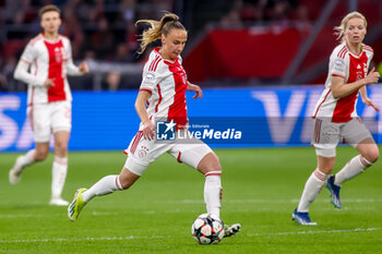 2024-03-19 - Rosa van Gool of AFC Ajax during the UEFA Women's Champions League, Quarter-finals, 1st leg football match between AFC Ajax and Chelsea FC on March 19, 2024 at Johan Cruijff ArenA in Amsterdam, Netherlands - FOOTBALL - WOMEN'S CHAMPIONS LEAGUE - AJAX V CHELSEA - UEFA CHAMPIONS LEAGUE WOMEN - SOCCER