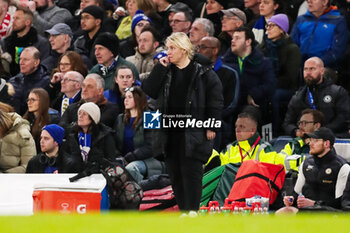 2024-03-27 - Chelsea manager Emma Hayes during the UEFA Women's Champions League, Quarter-finals, 2nd leg football match between Chelsea FC and AFC Ajax on 27 March 2024 at Stamford Bridge in London, England - FOOTBALL - WOMEN'S CHAMPIONS LEAGUE - CHELSEA V AJAX - UEFA CHAMPIONS LEAGUE WOMEN - SOCCER