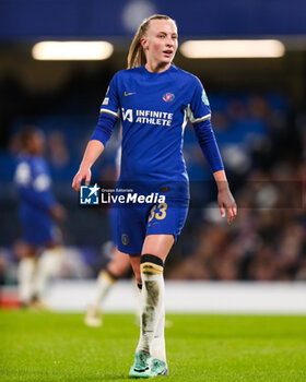 2024-03-27 - Chelsea's Aggie Beever-Jones during the UEFA Women's Champions League, Quarter-finals, 2nd leg football match between Chelsea FC and AFC Ajax on 27 March 2024 at Stamford Bridge in London, England - FOOTBALL - WOMEN'S CHAMPIONS LEAGUE - CHELSEA V AJAX - UEFA CHAMPIONS LEAGUE WOMEN - SOCCER