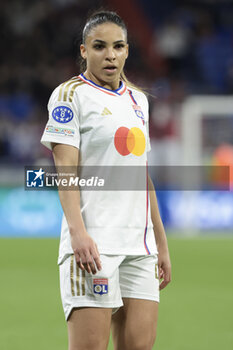 2024-03-27 - Delphine Cascarino of Lyon during the UEFA Women's Champions League, Quarter-finals, 2nd leg football match between Olympique Lyonnais and SL Benfica on March 27, 2024 at Groupama stadium in Decines-Charpieu near Lyon, France - FOOTBALL - WOMEN'S CHAMPIONS LEAGUE - LYON V BENFICA - UEFA CHAMPIONS LEAGUE WOMEN - SOCCER