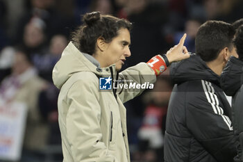 2024-03-27 - Coach of Benfica Filipa Patao during the UEFA Women's Champions League, Quarter-finals, 2nd leg football match between Olympique Lyonnais and SL Benfica on March 27, 2024 at Groupama stadium in Decines-Charpieu near Lyon, France - FOOTBALL - WOMEN'S CHAMPIONS LEAGUE - LYON V BENFICA - UEFA CHAMPIONS LEAGUE WOMEN - SOCCER