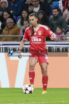 2024-03-27 - Catarina AMADO of Benfica during the UEFA Women's Champions League, Quarter-finals, 2nd leg football match between Olympique Lyonnais and SL Benfica on March 27, 2024 at Groupama stadium in Decines-Charpieu near Lyon, France - FOOTBALL - WOMEN'S CHAMPIONS LEAGUE - LYON V BENFICA - UEFA CHAMPIONS LEAGUE WOMEN - SOCCER