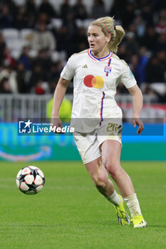 2024-03-27 - Lindsey HORAN of Lyon during the UEFA Women's Champions League, Quarter-finals, 2nd leg football match between Olympique Lyonnais and SL Benfica on March 27, 2024 at Groupama stadium in Decines-Charpieu near Lyon, France - FOOTBALL - WOMEN'S CHAMPIONS LEAGUE - LYON V BENFICA - UEFA CHAMPIONS LEAGUE WOMEN - SOCCER