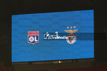 2024-03-27 - Illustration during the UEFA Women's Champions League, Quarter-finals, 2nd leg football match between Olympique Lyonnais and SL Benfica on March 27, 2024 at Groupama stadium in Decines-Charpieu near Lyon, France - FOOTBALL - WOMEN'S CHAMPIONS LEAGUE - LYON V BENFICA - UEFA CHAMPIONS LEAGUE WOMEN - SOCCER