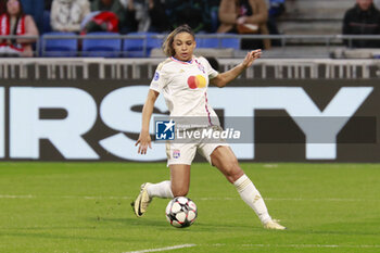 2024-03-27 - Delphine CASCARINO of Lyon during the UEFA Women's Champions League, Quarter-finals, 2nd leg football match between Olympique Lyonnais and SL Benfica on March 27, 2024 at Groupama stadium in Decines-Charpieu near Lyon, France - FOOTBALL - WOMEN'S CHAMPIONS LEAGUE - LYON V BENFICA - UEFA CHAMPIONS LEAGUE WOMEN - SOCCER