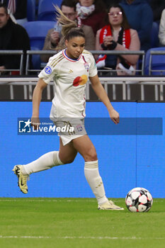2024-03-27 - Delphine CASCARINO of Lyon during the UEFA Women's Champions League, Quarter-finals, 2nd leg football match between Olympique Lyonnais and SL Benfica on March 27, 2024 at Groupama stadium in Decines-Charpieu near Lyon, France - FOOTBALL - WOMEN'S CHAMPIONS LEAGUE - LYON V BENFICA - UEFA CHAMPIONS LEAGUE WOMEN - SOCCER