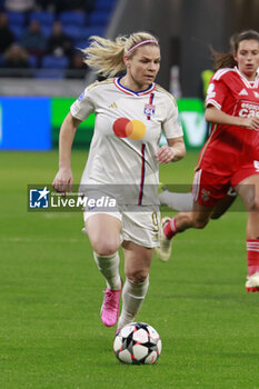 2024-03-27 - Eugénie LE SOMMER of Lyon during the UEFA Women's Champions League, Quarter-finals, 2nd leg football match between Olympique Lyonnais and SL Benfica on March 27, 2024 at Groupama stadium in Decines-Charpieu near Lyon, France - FOOTBALL - WOMEN'S CHAMPIONS LEAGUE - LYON V BENFICA - UEFA CHAMPIONS LEAGUE WOMEN - SOCCER