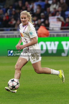 2024-03-27 - Lindsey HORAN of Lyon during the UEFA Women's Champions League, Quarter-finals, 2nd leg football match between Olympique Lyonnais and SL Benfica on March 27, 2024 at Groupama stadium in Decines-Charpieu near Lyon, France - FOOTBALL - WOMEN'S CHAMPIONS LEAGUE - LYON V BENFICA - UEFA CHAMPIONS LEAGUE WOMEN - SOCCER