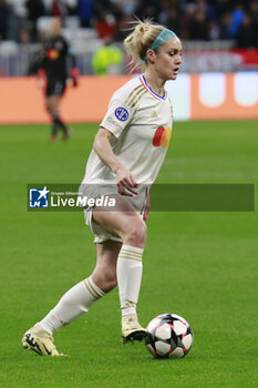 2024-03-27 - Ellie CARPENTER of Lyon during the UEFA Women's Champions League, Quarter-finals, 2nd leg football match between Olympique Lyonnais and SL Benfica on March 27, 2024 at Groupama stadium in Decines-Charpieu near Lyon, France - FOOTBALL - WOMEN'S CHAMPIONS LEAGUE - LYON V BENFICA - UEFA CHAMPIONS LEAGUE WOMEN - SOCCER