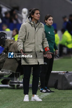 2024-03-27 - Filipa PATAO coach of Benfica during the UEFA Women's Champions League, Quarter-finals, 2nd leg football match between Olympique Lyonnais and SL Benfica on March 27, 2024 at Groupama stadium in Decines-Charpieu near Lyon, France - FOOTBALL - WOMEN'S CHAMPIONS LEAGUE - LYON V BENFICA - UEFA CHAMPIONS LEAGUE WOMEN - SOCCER