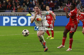 2024-03-27 - Vanessa GILLES of Lyon and Christy UCHEIBE of Benfica during the UEFA Women's Champions League, Quarter-finals, 2nd leg football match between Olympique Lyonnais and SL Benfica on March 27, 2024 at Groupama stadium in Decines-Charpieu near Lyon, France - FOOTBALL - WOMEN'S CHAMPIONS LEAGUE - LYON V BENFICA - UEFA CHAMPIONS LEAGUE WOMEN - SOCCER