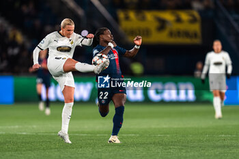 2024-03-28 - Josefine RYBRINK of BK Hacken and Tabitha CHAWINGA of PSG during the UEFA Women's Champions League, Quarter-finals, 2nd leg football match between Paris Saint-Germain and BK Hacken on March 28, 2024 at Parc des Princes stadium in Paris, France - FOOTBALL - WOMEN'S CHAMPIONS LEAGUE - PARIS SG V BK HACKEN - UEFA CHAMPIONS LEAGUE WOMEN - SOCCER