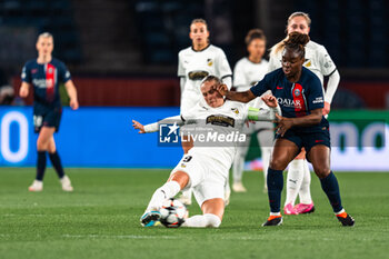 2024-03-28 - Filippa CURMARK of BK Hacken and Sandy BALTIMORE of PSG during the UEFA Women's Champions League, Quarter-finals, 2nd leg football match between Paris Saint-Germain and BK Hacken on March 28, 2024 at Parc des Princes stadium in Paris, France - FOOTBALL - WOMEN'S CHAMPIONS LEAGUE - PARIS SG V BK HACKEN - UEFA CHAMPIONS LEAGUE WOMEN - SOCCER