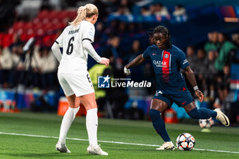 2024-03-28 - Tabitha CHAWINGA of PSG and Josefine RYBRINK of BK Hacken during the UEFA Women's Champions League, Quarter-finals, 2nd leg football match between Paris Saint-Germain and BK Hacken on March 28, 2024 at Parc des Princes stadium in Paris, France - FOOTBALL - WOMEN'S CHAMPIONS LEAGUE - PARIS SG V BK HACKEN - UEFA CHAMPIONS LEAGUE WOMEN - SOCCER
