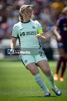 2024-04-20 - Erin Cuthbert (Chelsea Women) controls the ball during a Women's UEFA Champions League first-leg semifinal match between FC Barcelona and Chelsea Women at Estadi Olimpic Lluis Companys, in Barcelona, ,Spain on April 20, 2024. Photo by Felipe Mondino - WUCL SEMIFINAL 1º LEG - FC BARCELONA - CHELSEA WOMEN - UEFA CHAMPIONS LEAGUE WOMEN - SOCCER