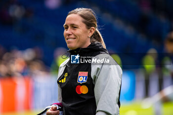 2024-04-28 - Camille Abily head coach assistant of Olympique Lyonnais ahead of the UEFA Women's Champions League, Semi-finals, 2nd leg football match between Paris Saint-Germain and Olympique Lyonnais on April 28, 2024 at Parc des Princes stadium in Paris, France - FOOTBALL - WOMEN'S CHAMPIONS LEAGUE - PARIS SG V LYON - UEFA CHAMPIONS LEAGUE WOMEN - SOCCER